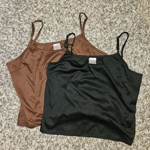 No Boundaries black and brown tank, size XLarge on both.
